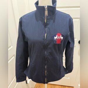 NWT. Equine Couture. Regatta Jacket. Navy. Size Small.